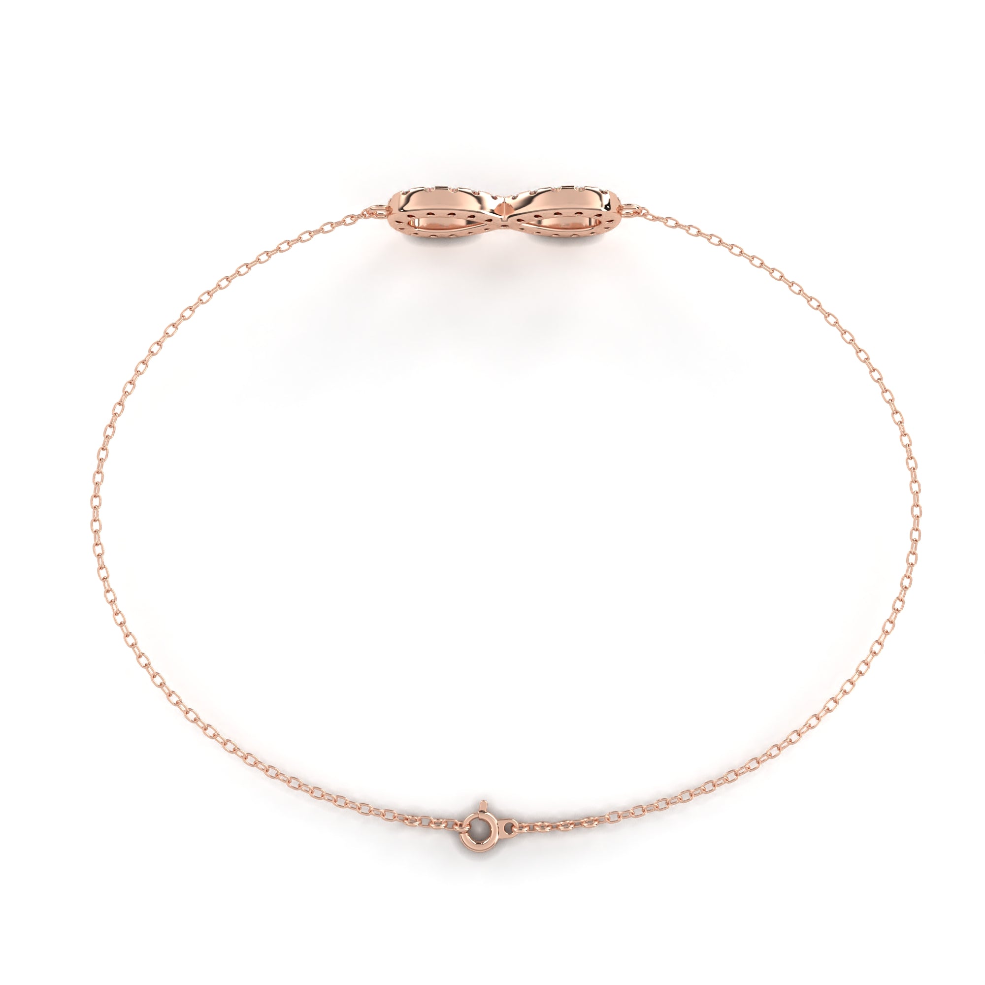 Solitairekart 0.39ct Round Cut Lab Grown Diamond Bracelet